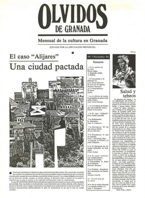 Olvidos de Granada. Nº 1